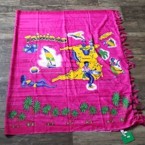 Cleopatra Trinidad Printed Sarong Beach Cover Up